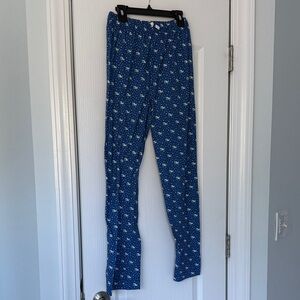 Vineyard Vines Blue Pajama Pants with White Dots
